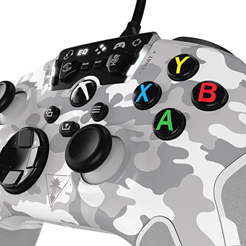 Turtle Beach Recon Controller Wired Game Controller Officially Licensed for Xbox Series X, Xbox Series S, Xbox One & Windows - Audio Enhancements, Remappable Buttons, Superhuman Hearing – Arctic Camo