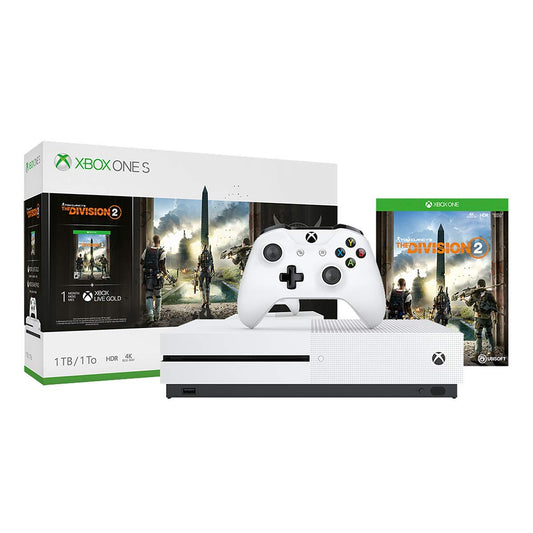 Xbox One S 1TB Console - Tom Clancy's The Division 2 Bundle (Discontinued) (Renewed)